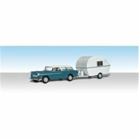 WOODLAND SCENICS N Thompsons Travelin Trailer - Model Railroad Accessory WOO5328